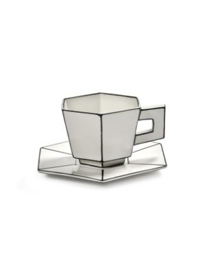 Tasse à cappuccino et soucoupe Carte Blanche SERAX Tasse à cappuccino et soucoupe Carte Blanche SERAX