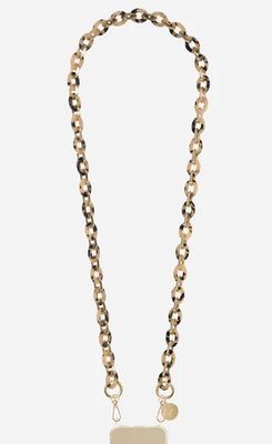 Chaîne bijoux Cassy Ecaille Beige LA COQUE FRANCAISE Chaîne bijoux Cassy Ecaille Beige LA COQUE FRANCAISE