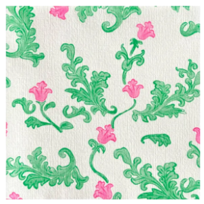 Serviette 40x40 Trianon vert Françoise Paviot Serviette 40x40 Trianon vert Françoise Paviot