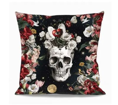 Housse de coussin Night Skull LA LIGNE 29