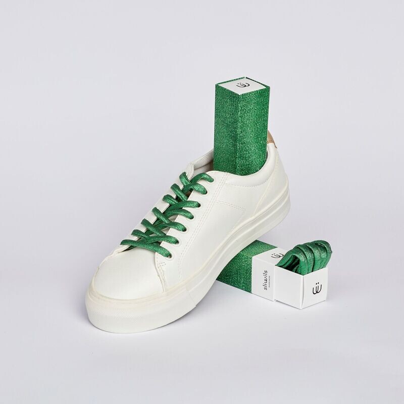 Lacets 120 cm MANHATTAN Vert SLIWILS