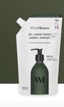 Eco Recharge Gel douche Bio Jasmin Amande 500ml WHATMATTERS Eco Recharge Gel douche Bio Jasmin Amande 500ml WHATMATTERS