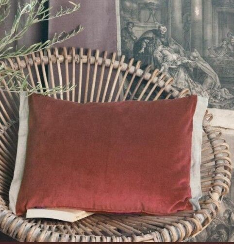 Coussin Médicis 35x50 EN FIL D'INDIENNE Coussin Médicis 35x50 EN FIL D'INDIENNE