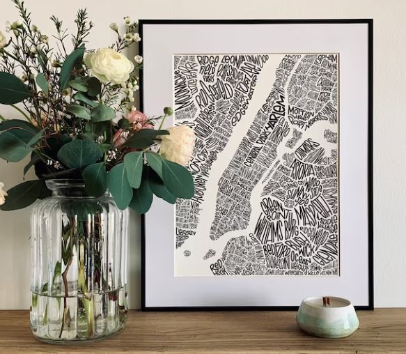Affiche New York 50X70 LES PETITS PLANS Affiche New York 50X70 LES PETITS PLANS