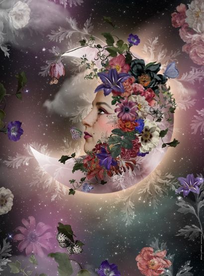 Affiche A3 La Luna VOGLIO BENE Affiche A3 La Luna VOGLIO BENE