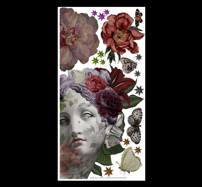 Street Art Collage Aphrodite VOGLIO BENE Street Art Collage Aphrodite VOGLIO BENE