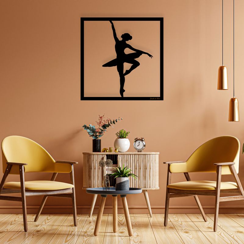 Tableau en bois La danseuse JAMBE DE BOIS Tableau en bois La danseuse JAMBE DE BOIS