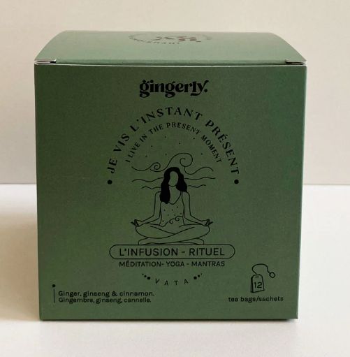 Infusion Infusion "Je vis l'instant présent" Sachets GINGERLY