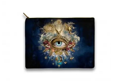 Trousse en velours Non Omnis Moriar LA LIGNE 29 Trousse en velours Non Omnis Moriar LA LIGNE 29