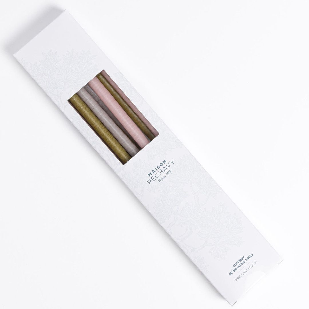 Coffret 10 Bougies Fines MAISON PECHAVY, Couleur: Victoria Blossom