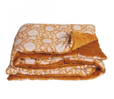 Bout de Lit Sofa Cover Maya Caramel BONHEUR DU JOUR Bout de Lit Sofa Cover Maya Caramel BONHEUR DU JOUR
