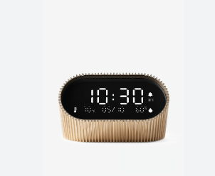 Ray Clock Soft Gold LEXON