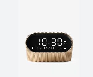 Ray Clock Soft Gold LEXON