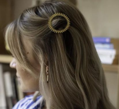 Barrette Cheveux Fanny Doré GYPSO