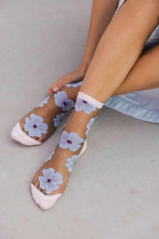 Chaussette Murano Mauve ST EUSTACHE