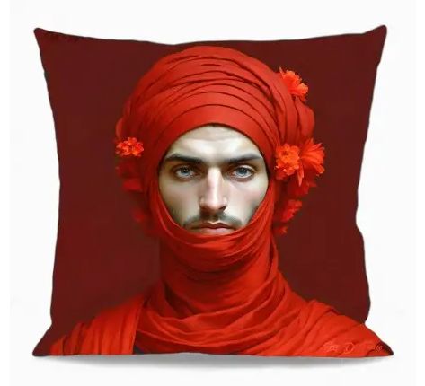Housse de coussin Baal Le Rouge LA LIGNE 29 Housse de coussin Baal Le Rouge LA LIGNE 29