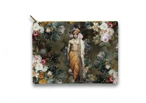 Trousse en velours Maharadja LA LIGNE 29 Trousse en velours Maharadja LA LIGNE 29