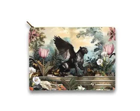 Trousse en velours Alis Panterae LA LIGNE 29 Trousse en velours Alis Panterae LA LIGNE 29