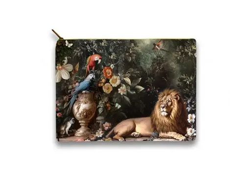 Trousse en velours Le Lion de Némée LA LIGNE 29 Trousse en velours Le Lion de Némée LA LIGNE 29