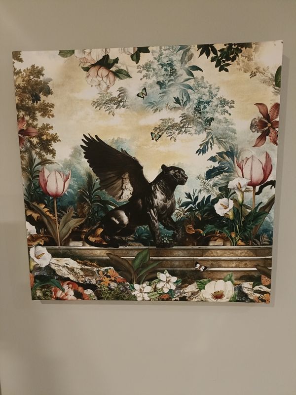 Tableau Alis Panterae 40x40 LA LIGNE 29 Tableau Alis Panterae 40x40 LA LIGNE 29