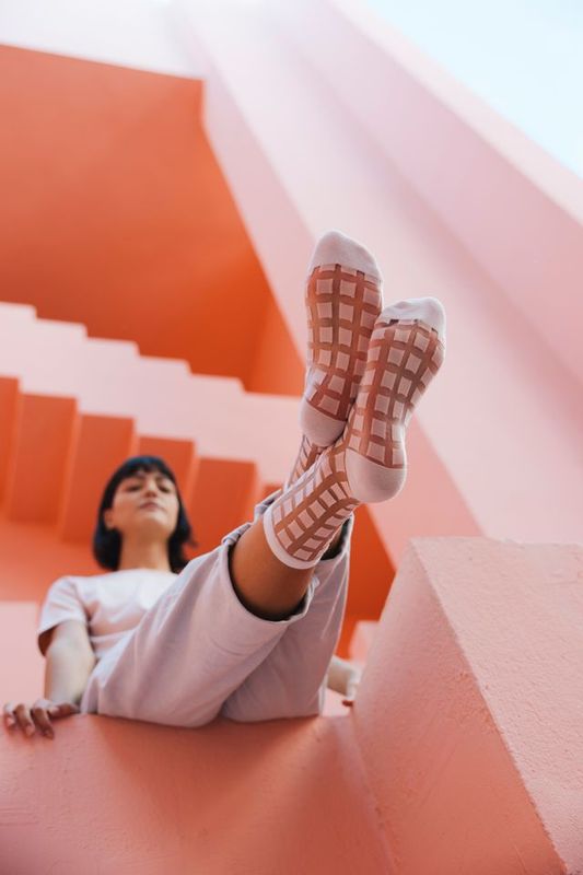 Chaussette Ginza Poudrée ST EUSTACHE