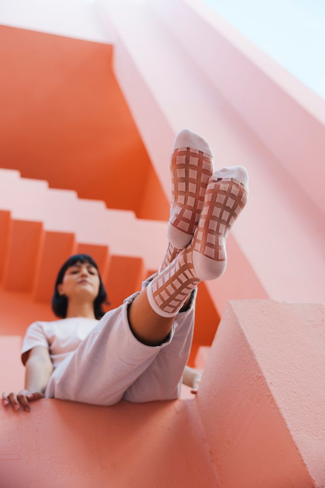 Chaussette Ginza Poudrée ST EUSTACHE, Taille: 36/38