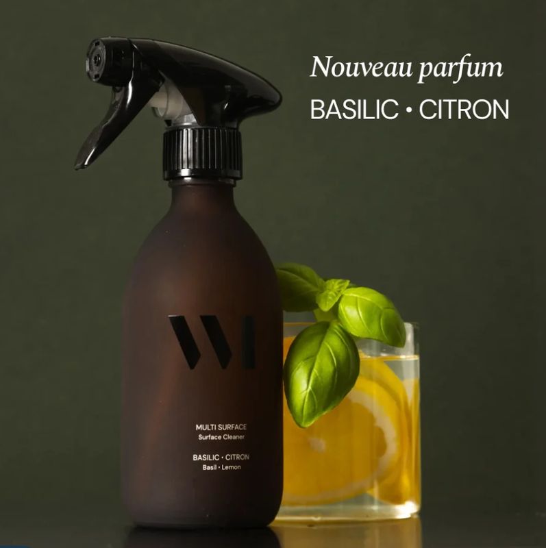 Flacon Multi Surface Basilic Citron Bio 290ml WHATMATTERS