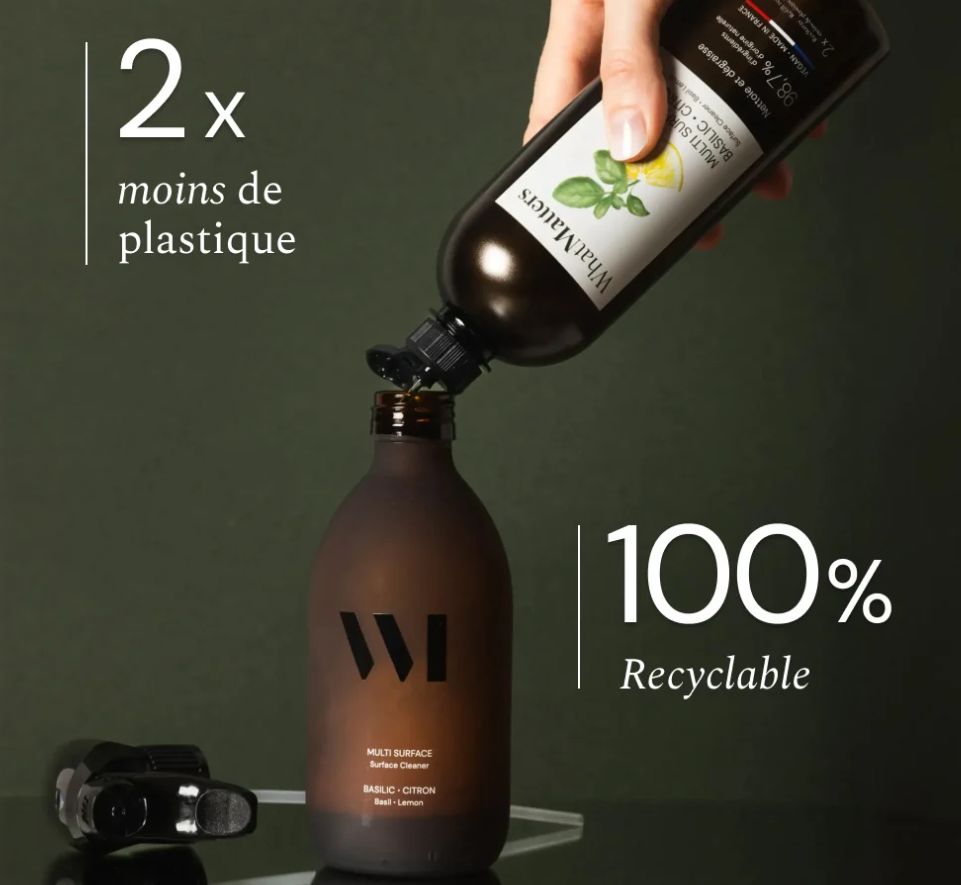 Eco Recharge Multi Surface Basilic Citron Bio 400ml WHATMATTERS