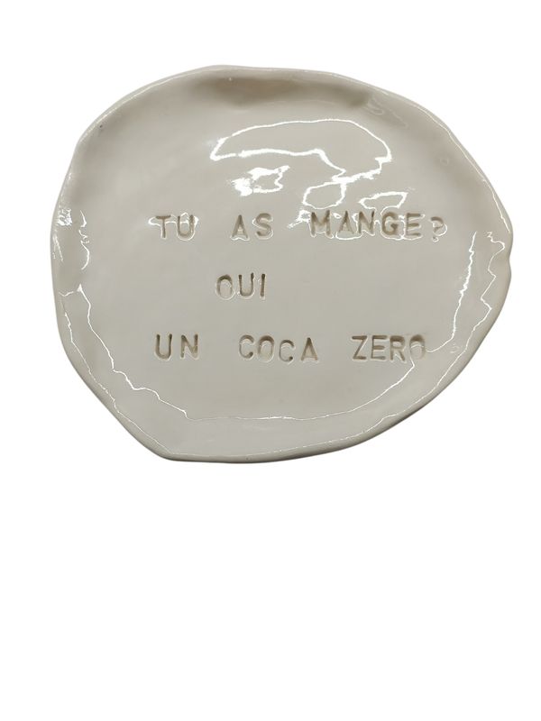 Plat Coca Zéro BIG BAND POTERIE