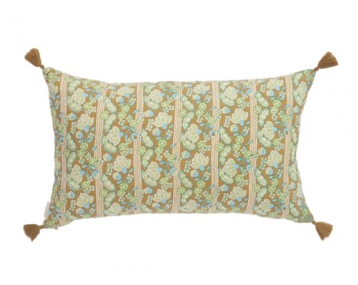 Coussin Anjali Olive BONHEUR DU JOUR Coussin Anjali Olive BONHEUR DU JOUR