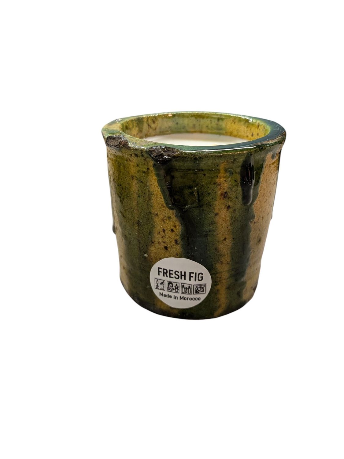 Bougie Parfumée Artisanale Taille S Figue Fraîche TAMEGROUTE Bougie Parfumée Artisanale Taille S Figue Fraîche TAMEGROUTE
