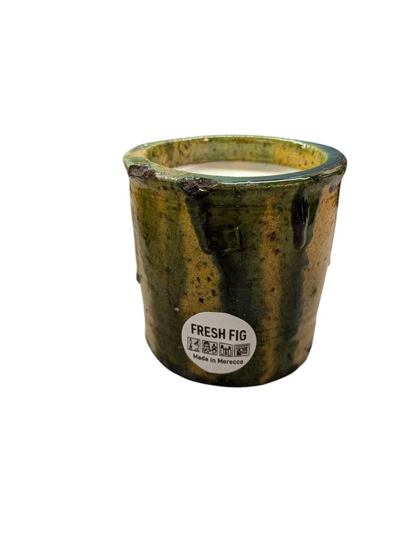 Bougie Parfumée Artisanale Taille S Figue Fraîche TAMEGROUTE Bougie Parfumée Artisanale Taille S Figue Fraîche TAMEGROUTE