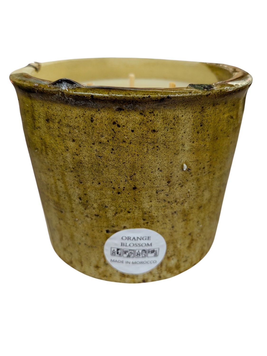 Bougie Parfumée Artisanale Taille M Orange Blossom TAMEGROUTE Bougie Parfumée Artisanale Taille M Orange Blossom TAMEGROUTE