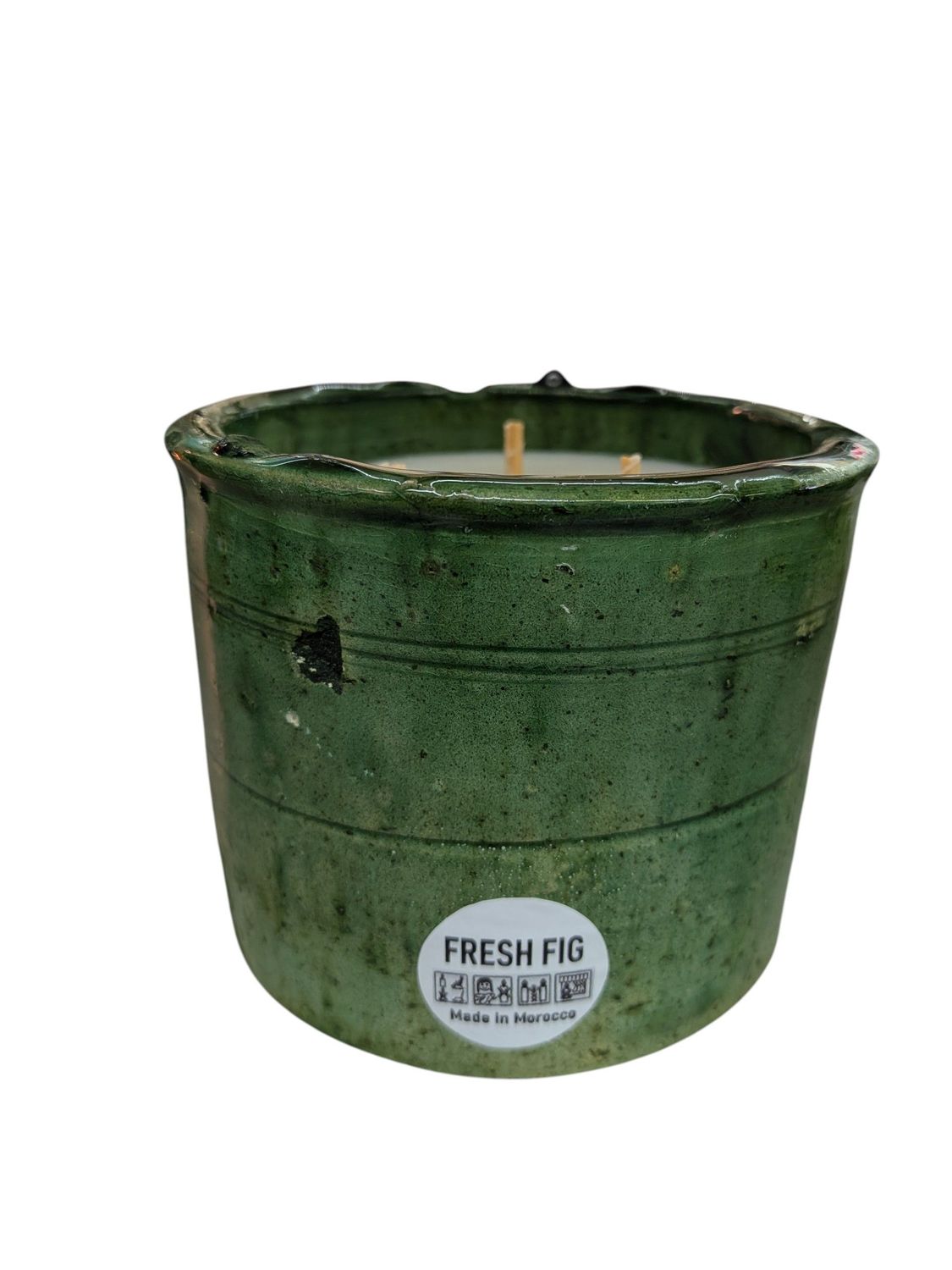 Bougie Parfumée Artisanale Taille M Figue Fraîche TAMEGROUTE Bougie Parfumée Artisanale Taille M Figue Fraîche TAMEGROUTE