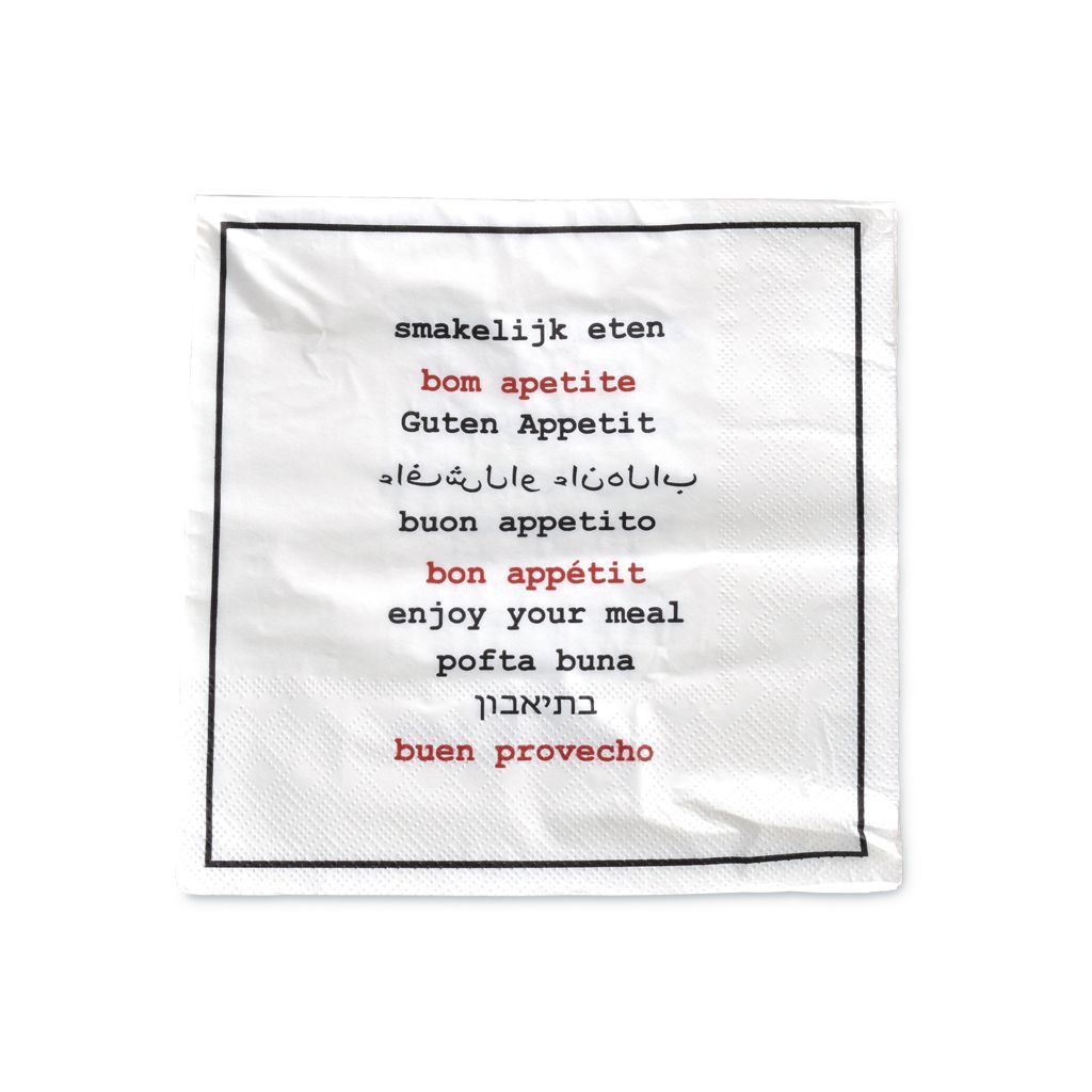 Serviette 33x33 BON APPETIT OPJET