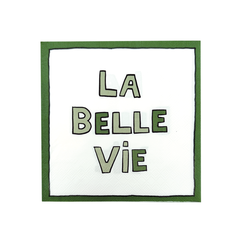 Serviette 33x33 LA BELLE VIE OPJET