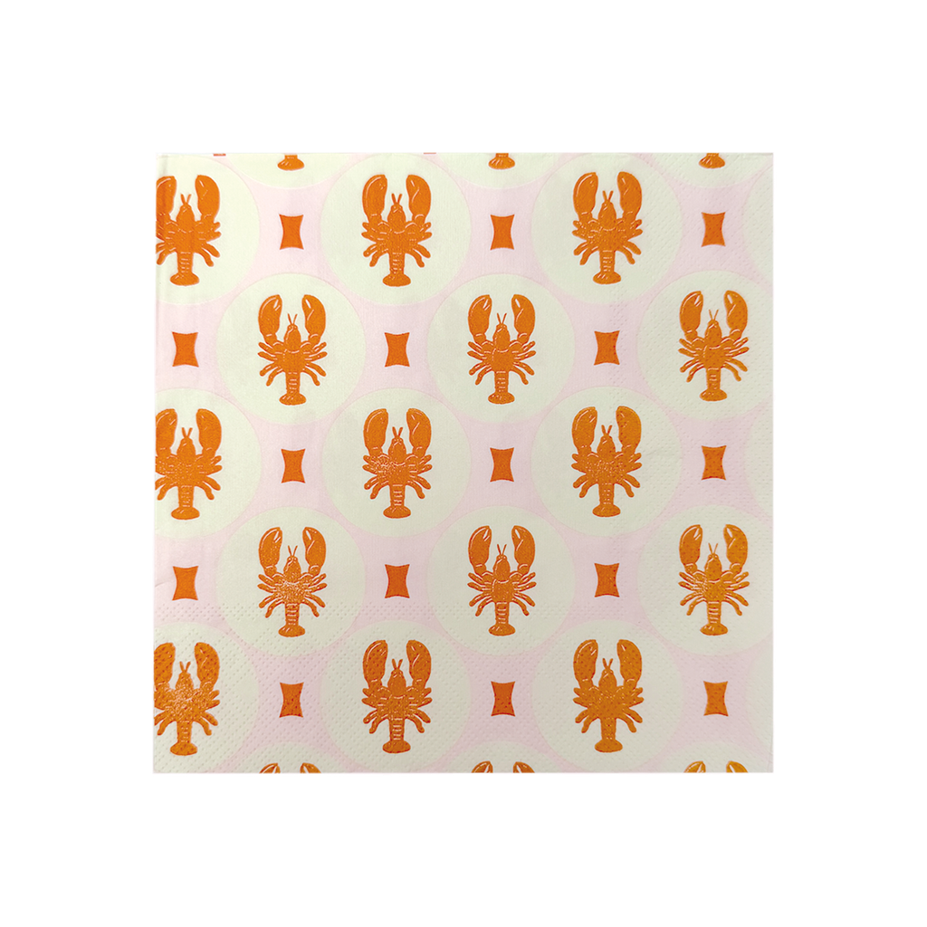 Serviette 33x33 HOMARD OPJET