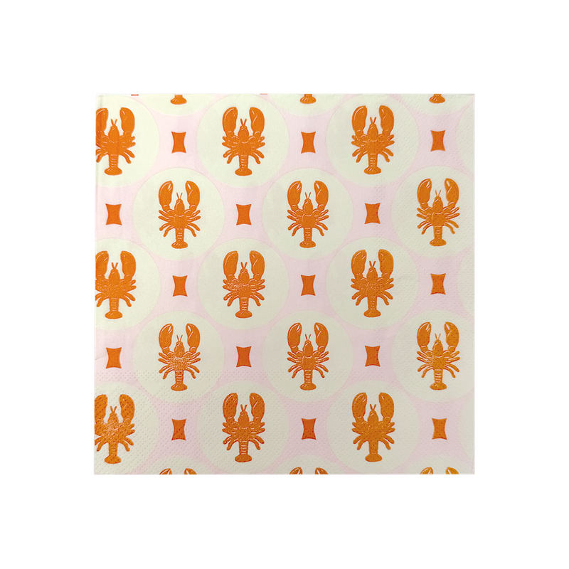 Serviette 33x33 HOMARD OPJET Serviette 33x33 HOMARD OPJET