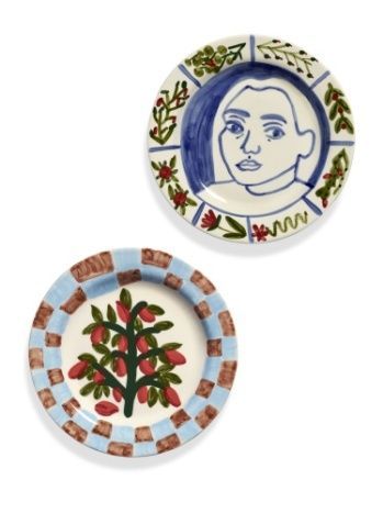 Coffret 2 assiettes Santiago de Borja 05 SERAX