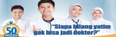 Tiket amal :: Mencetak 50 Dokter Yatim