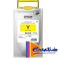 Cartucho de tinta Epson® color amarillo de alto rendimiento para impresora WF-R5690