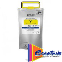 Cartucho de tinta Epson® color amarillo de extra alto rendimiento para impresora WF-C869R