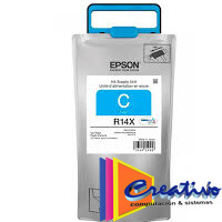Cartucho de tinta Epson® color cyan de extra alto rendimiento para impresora WF-R5690
