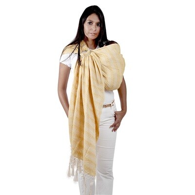 Mexican Birth Wrap, Love Shawl (Yellow)