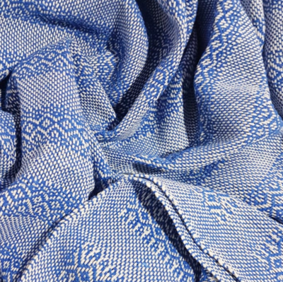 Mexican Rebozo Scarf, Labor Shawl, Birth Wrap (Royal Blue)