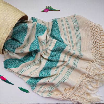 Handwoven Pregnancy Support Rebozo (Jade)