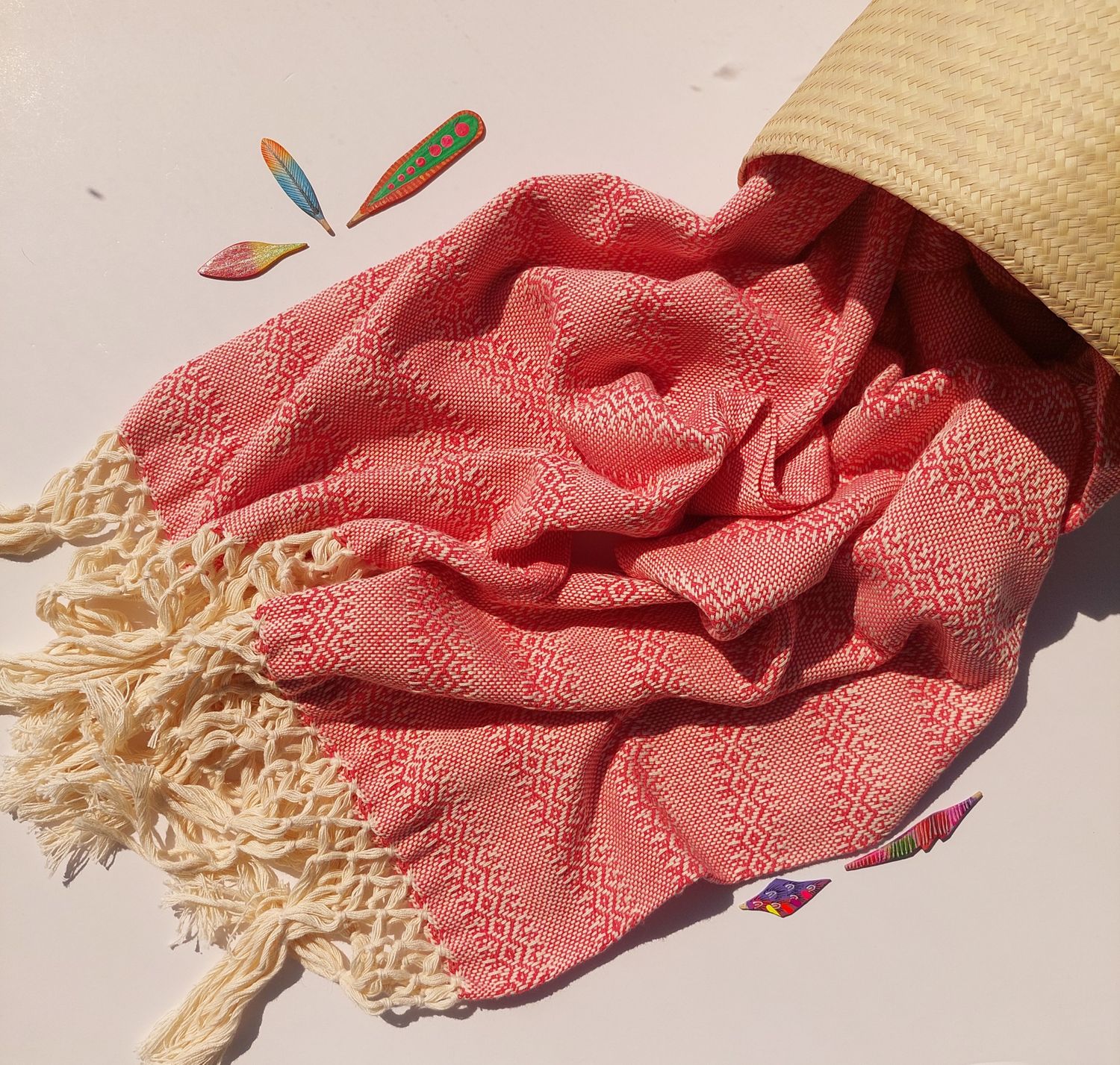 Birth Rebozo, Conection Wrap  (Coral)
