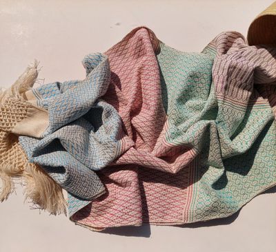 Mexican Rebozo Scarf, Labor Shawl Birth Wrap (Multicolor)