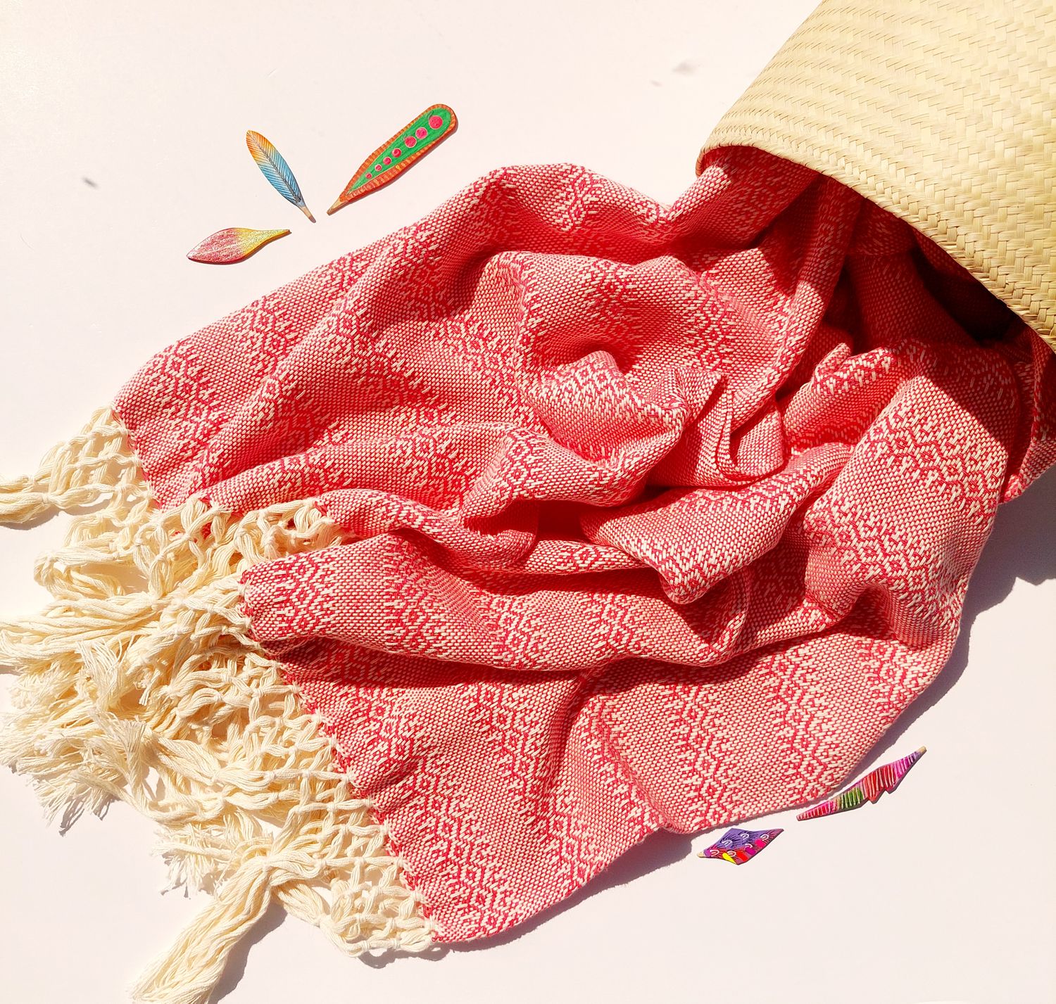 Birth Rebozo, Conection Wrap  (Coral)