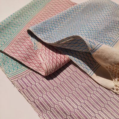 Mexican Rebozo Scarf, Labor Shawl Birth Wrap (Multicolor)